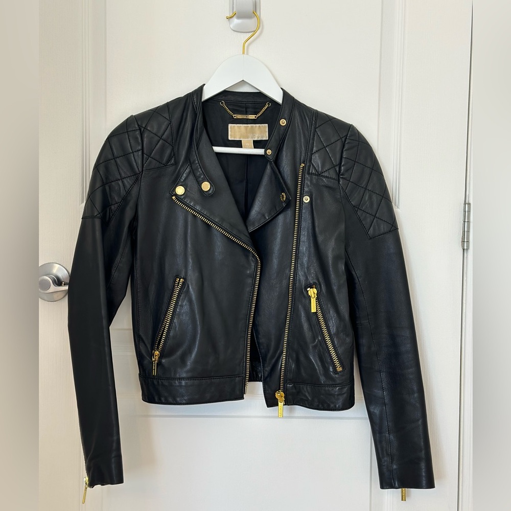 Michael Kors Leather Jacket